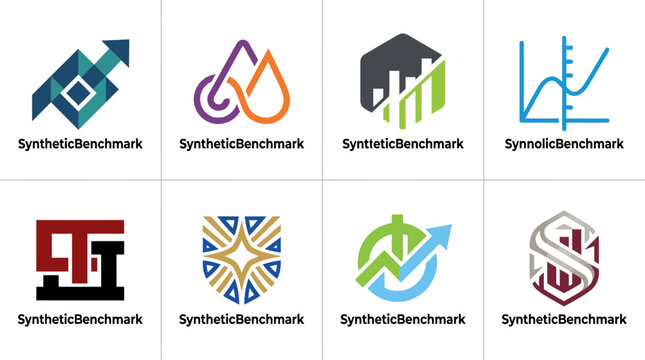 Synthetic Benchmark logos for financial and performance analysis.