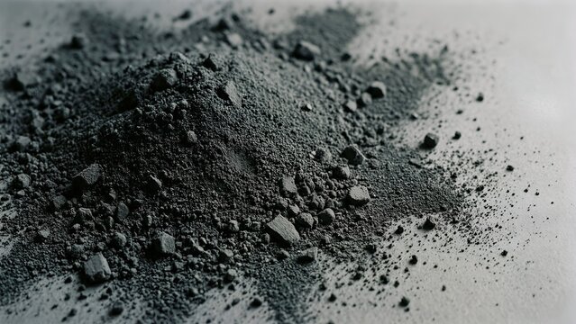 Graphite Powder &mdash; Fine Charcoal Particle Texture &mdash; Artistic Background