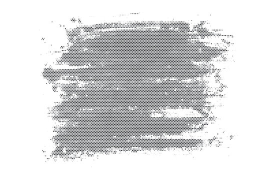 Vintage letterpress noise halftone dot print ink stamp typography texture surface overlay background poster tshirt apparel screenprint banner wallpaper monochrome retro graphic vector illustration