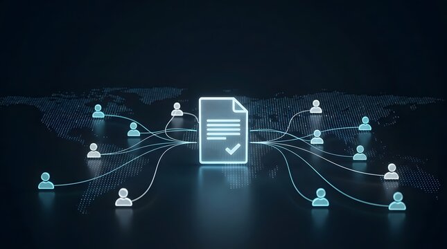 Digital Document Network Connecting People Globally