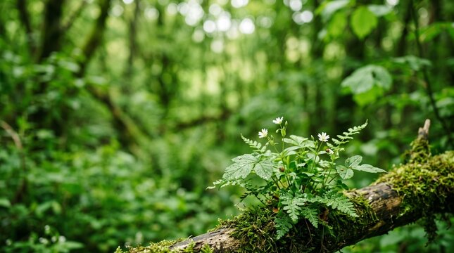 Lush Green Forest Ecosystem