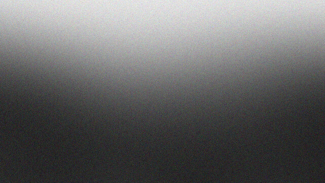 Horizontal monochrome gradient background with grainy texture, a smooth transition from bright white at top to dark black at bottom.