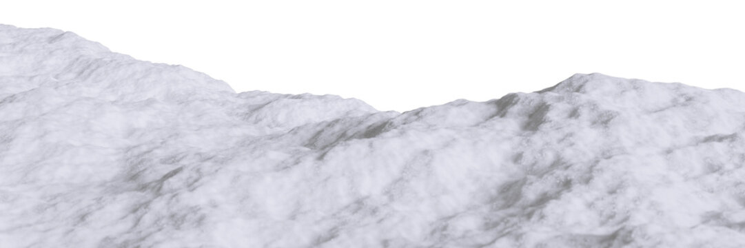 Winter snowdrift foreground for seasonal product placement and cold weather banner composition.