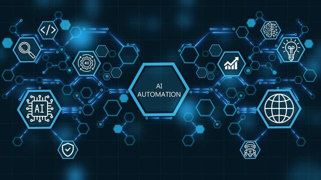  Team building analytics for digital SEO marketing data. Business, Technology, Internet and network concept. Webinar AI automation .4k video animation