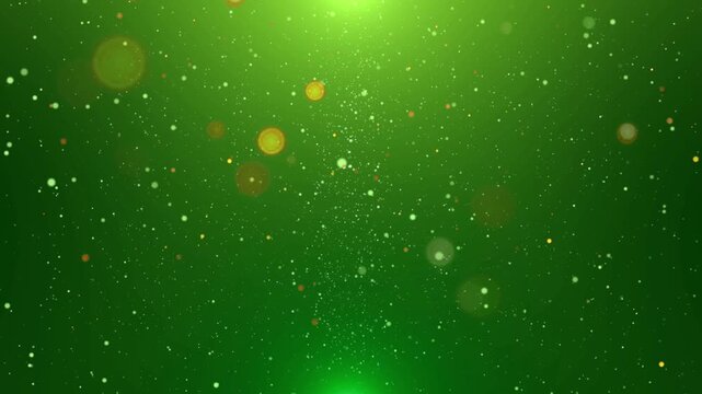 abstract light green bokeh motion texture background stars
