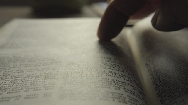 Bible reading Psamls morning light