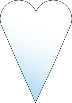 Long Heart Speech Bubble