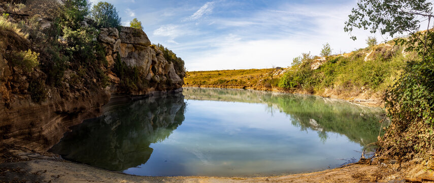 the river in the mountains