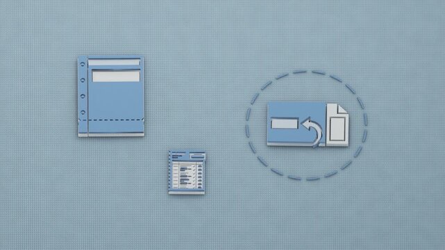 Chargeback reconciliation follows a standing procedure: a card dispute prompts a ledger reversal, the statement is matched, and a refund closes the case. Flat 3D style.