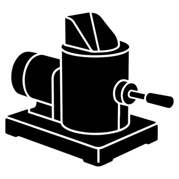 Automatic flower stem cutting and binding machine for efficient floral shop and nursery processing.