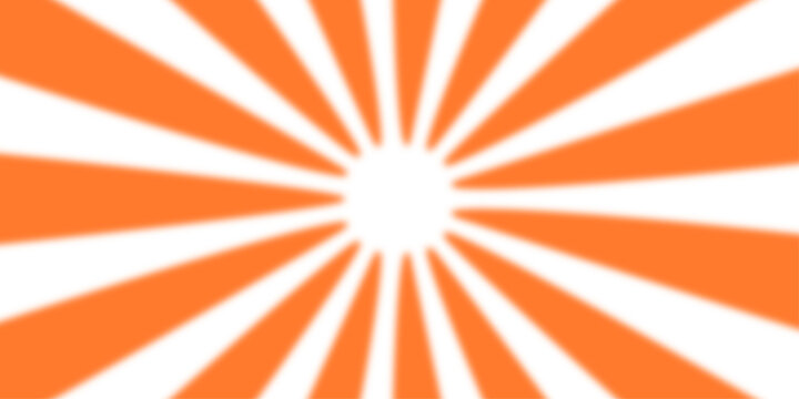 Abstract orange and white radial sunburst background with bold geometric rays vintage retro pattern dynamic optical design vector illustration for wallpaper poster branding packaging textile print and