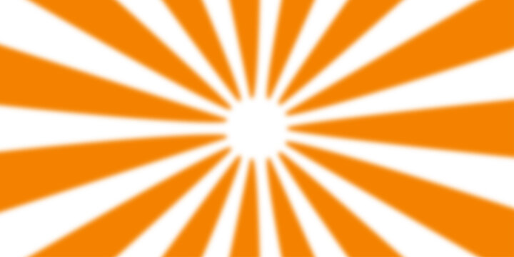 Abstract orange and white radial sunburst background with bold geometric rays vintage retro pattern dynamic optical design vector illustration for wallpaper poster branding packaging textile print and