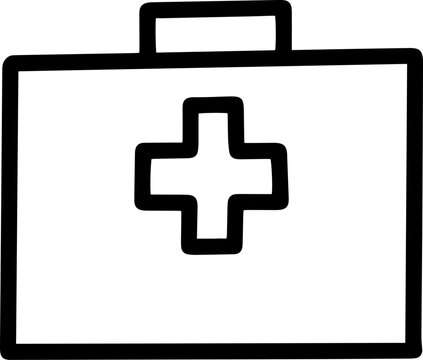 Vector isolated illustration of a first aid kit
