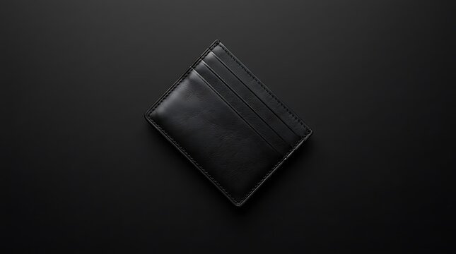 black leather wallet