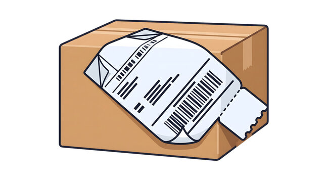 Fragile packed cardboard box with bubble wrap and glassware inside, depicting careful shipping and safe transit.