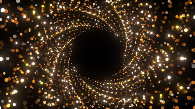 gold awards abstract rich background particle video