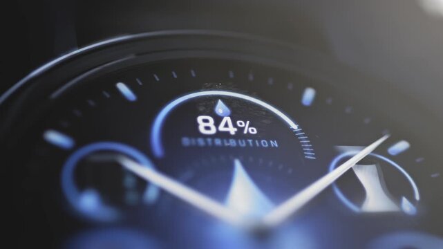 Water distribution gauge remains at 84 percent