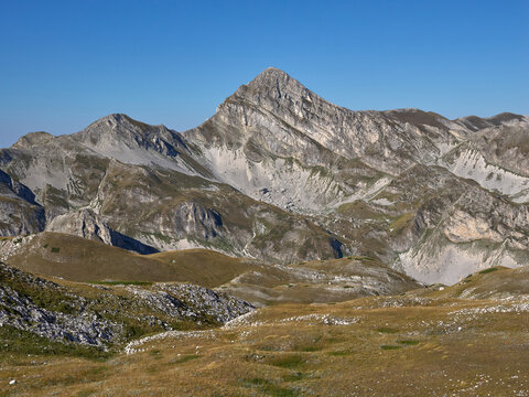 Panorami di Alta Montagna dalle creste del Corno Grande, Gran Sasso - Abruzzo