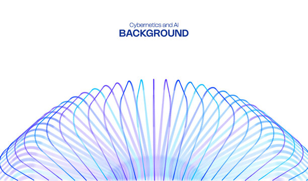 Background abstract artificial with ai light digital for futuristic speed prompt. Data network banner with blue cyber design for graphic algorithm business. Communication computer background