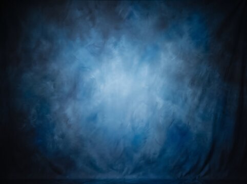 Blue studio backdrop background portrait photography texture canvas cloth