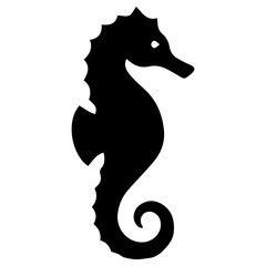 Seahorse Glyph Icon © IsrarAhmad