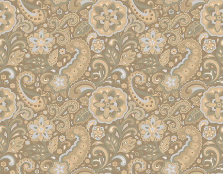 seamless pattern with floral elements