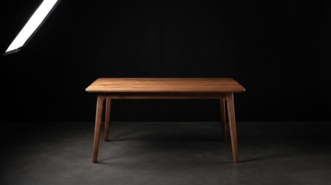 wooden table and chair
