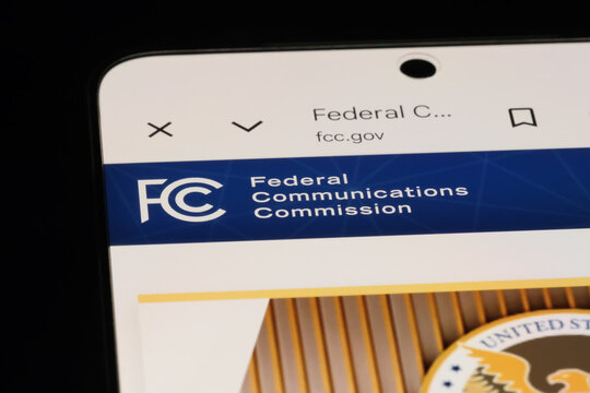 Shanghai,China-Sep.6th 2026: The Federal Communications Commission (FCC) logo on website