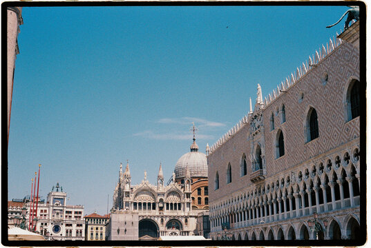 Doge's palace and saint mark's basilica in Venice