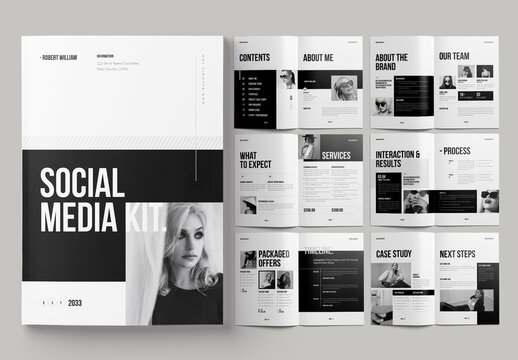 Social Media Kit Template