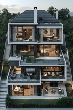 Luxury Modern Building Concept