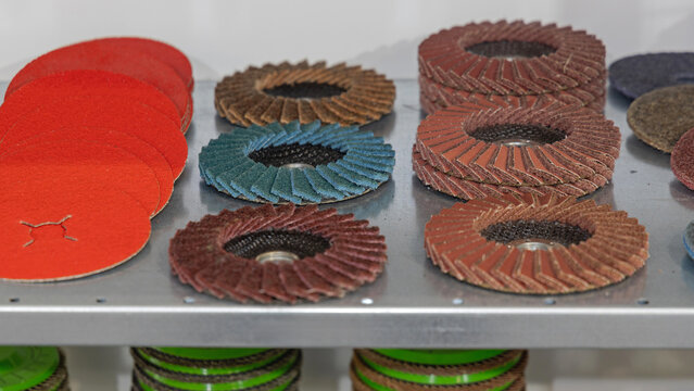 Flap Grinding Discs Abrasives Grit Sanding Grinder Tool at Metal Shelf