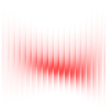 Red fractal glass gradient isolated on transparent background