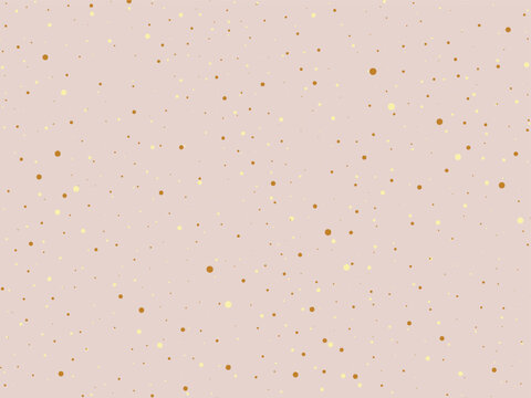 Nude gold glitter stylish pattern. Nude pastel pattern with gold glitter sparkle. vektor illustration