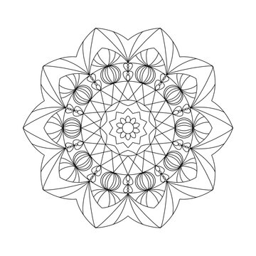 round lace doily