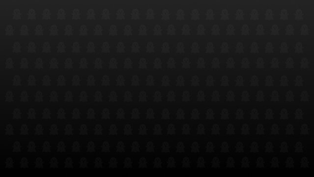 Halloween Ghost Pattern Seamless Dark Background Wallpaper