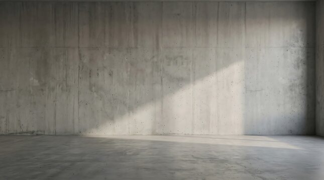 concrete wall and floor