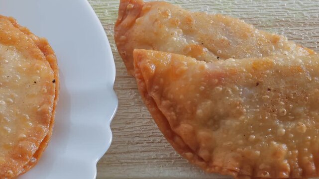 homemade fried filled turnovers