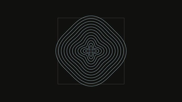Acoustic Chladni Plate Resonant Cymatics Frequency Patterns 4K Loop