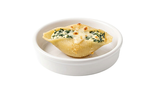 Delicious stuffed pasta shells with spinach and ricotta cheese filling