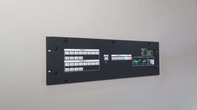 Audio Video Matrix Switcher Rack Mount Control Panel
