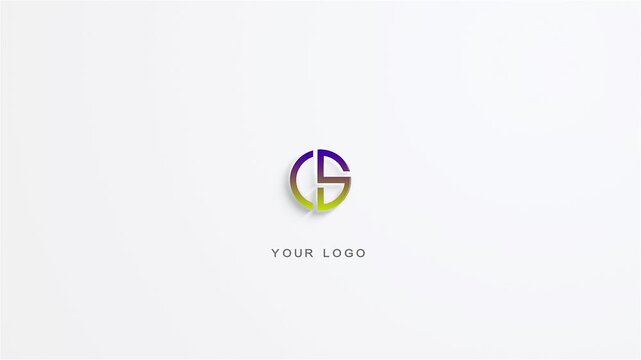 clean minimalist modern elegant waving logo intro animation. 4k high fps, 3d render, a perfect modern stylish clean presentation to your brand.