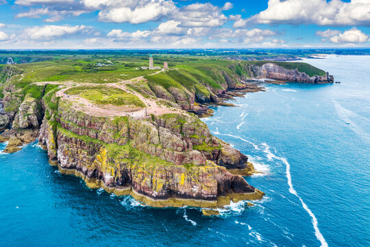 Cap Fr&eacute;hel, located in the C&ocirc;tes‑d&rsquo;Armor department of the Brittany region in France, is a dramatic coastal headland known for its cliffs, lighthouse and sweeping views over the Emerald Coast.
