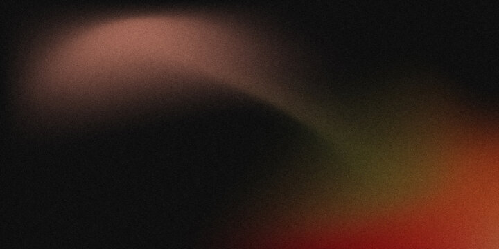 Dark abstract black background with soft red, orange and muted green blurred lights, atmospheric gradient texture, cinematic glow, moody defocused backdrop for creative design