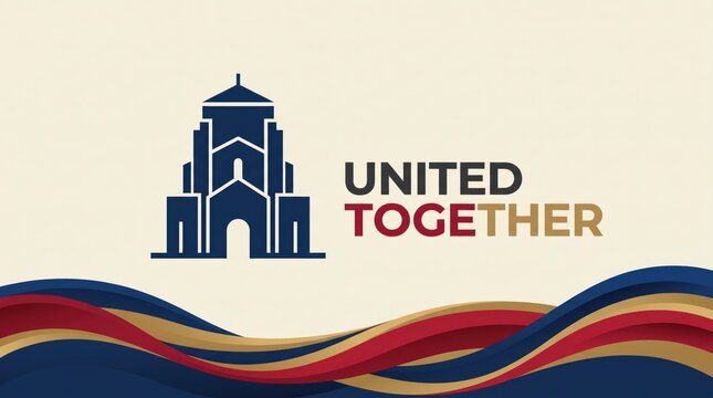 United Together Church Logo Design for Community and Faith