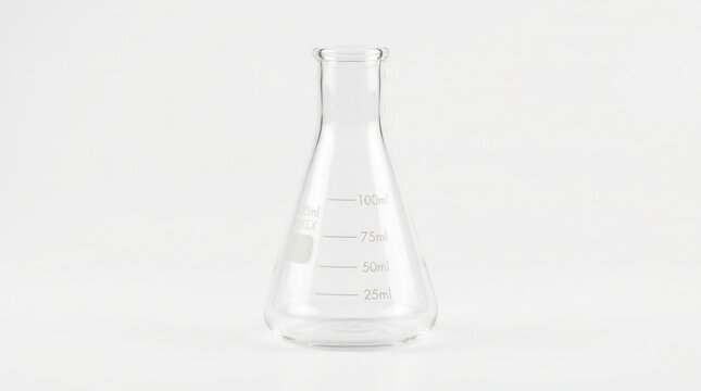 Laboratory Glassware Erlenmeyer Flask For Scientific Experiments