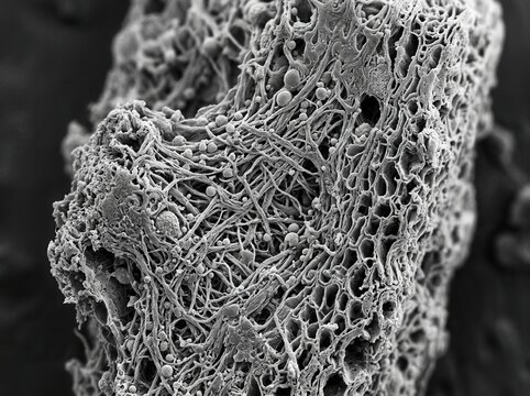 Intricate Microscopic Structure Revealed By Scanning Electron Microscope Magnification