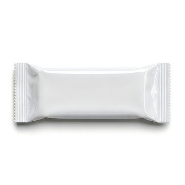 Plain rectangular snack food wrapper