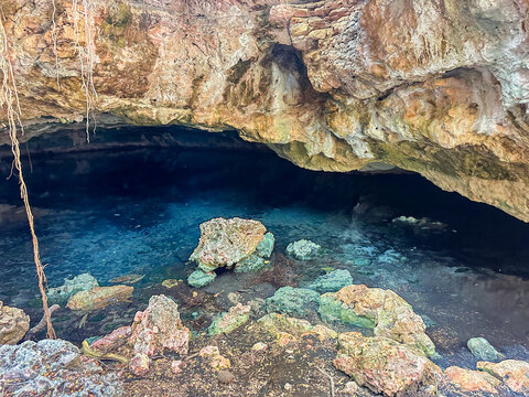 The Entrance to Anjanamba Cave in the Spiny Forest of Southwestern Madagascar