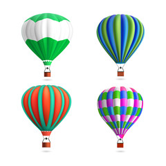 Colorful hot air balloons floating in the sky transparent background © Mahmuda
